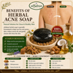 Picture of [Cold Process Plant-Based Oils with Herbal Extracts Handmade Acne Soap] aiSabun Propolis & Lithospermum 100g – Controls Oil, Cleanses Skin & Skin-Friendly