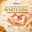 Picture of [100% Natural Handmade Whitening Soap] aiSabun Honey Whitening Cold Process Soap 50g – Brightens Dull Skin, Cleanses & Skin-Friendly