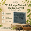 Picture of [Cold Process Plant-Based Oils with Herbal Extracts Handmade Acne Soap] aiSabun Indigo Naturalis Cold Process Soap 50g – Helps Control Oil, Cleanses & Skin-Friendly