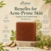 Picture of [100% Natural Handmade Acne Care Soap] aiSabun Angelica Extract Cold Process Soap 50g – Helps Care for Acne-Prone Skin, Cleanses Excess Oil & Skin-Friendly