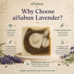 Picture of [Cold Process Plant-Based Oils with Herbal Extracts Handmade Acne Soap] aiSabun Lavender Acne Cold Process Soap 50g – Controls Oil, Cleanses & Skin-Friendly
